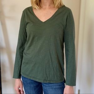 Basic long sleeve v-neck (Target)